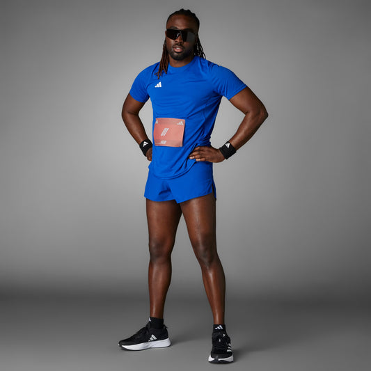 Shorts Hombre Running Adizero Essentials Royal Blue