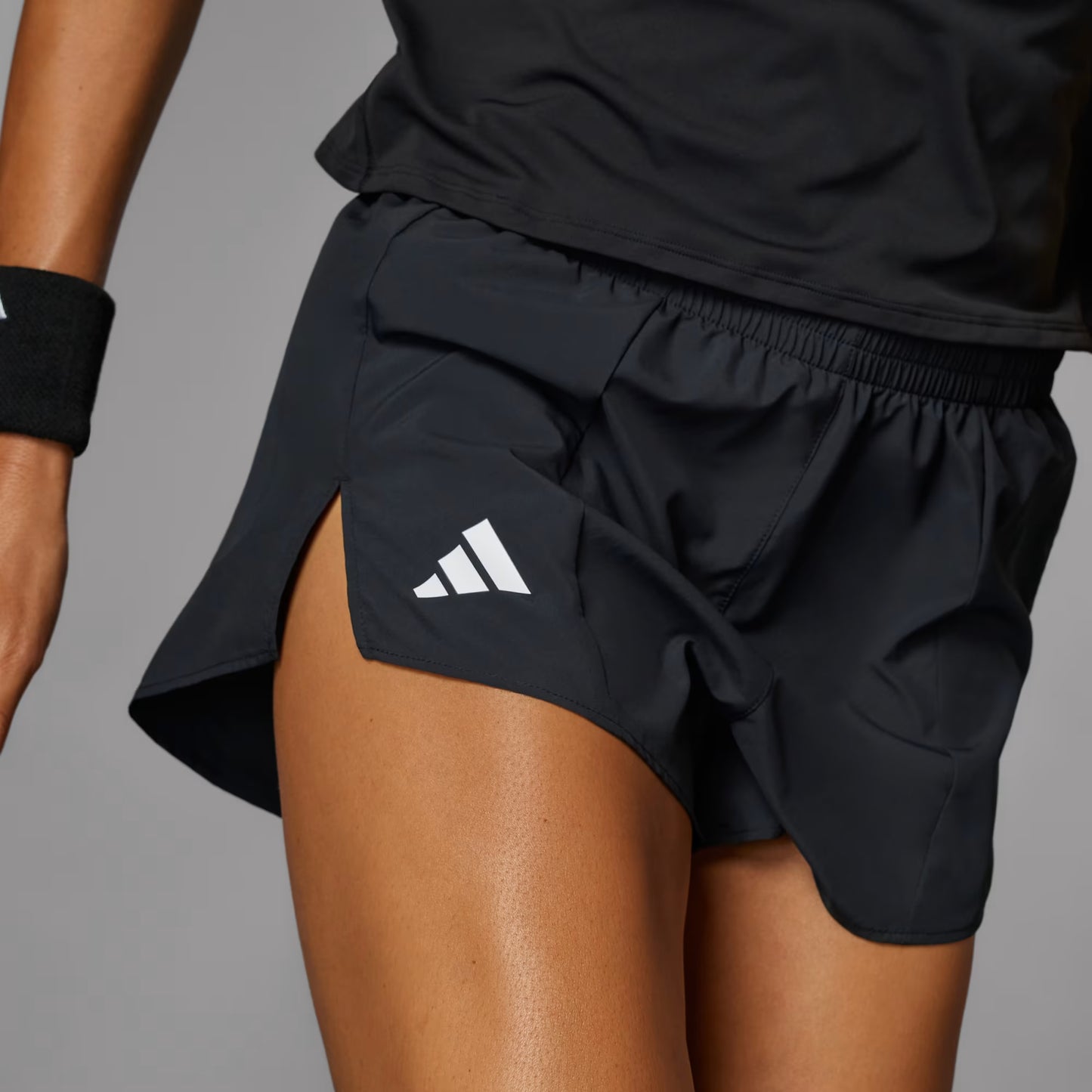 Shorts Mujer Running Adizero Essentials Black