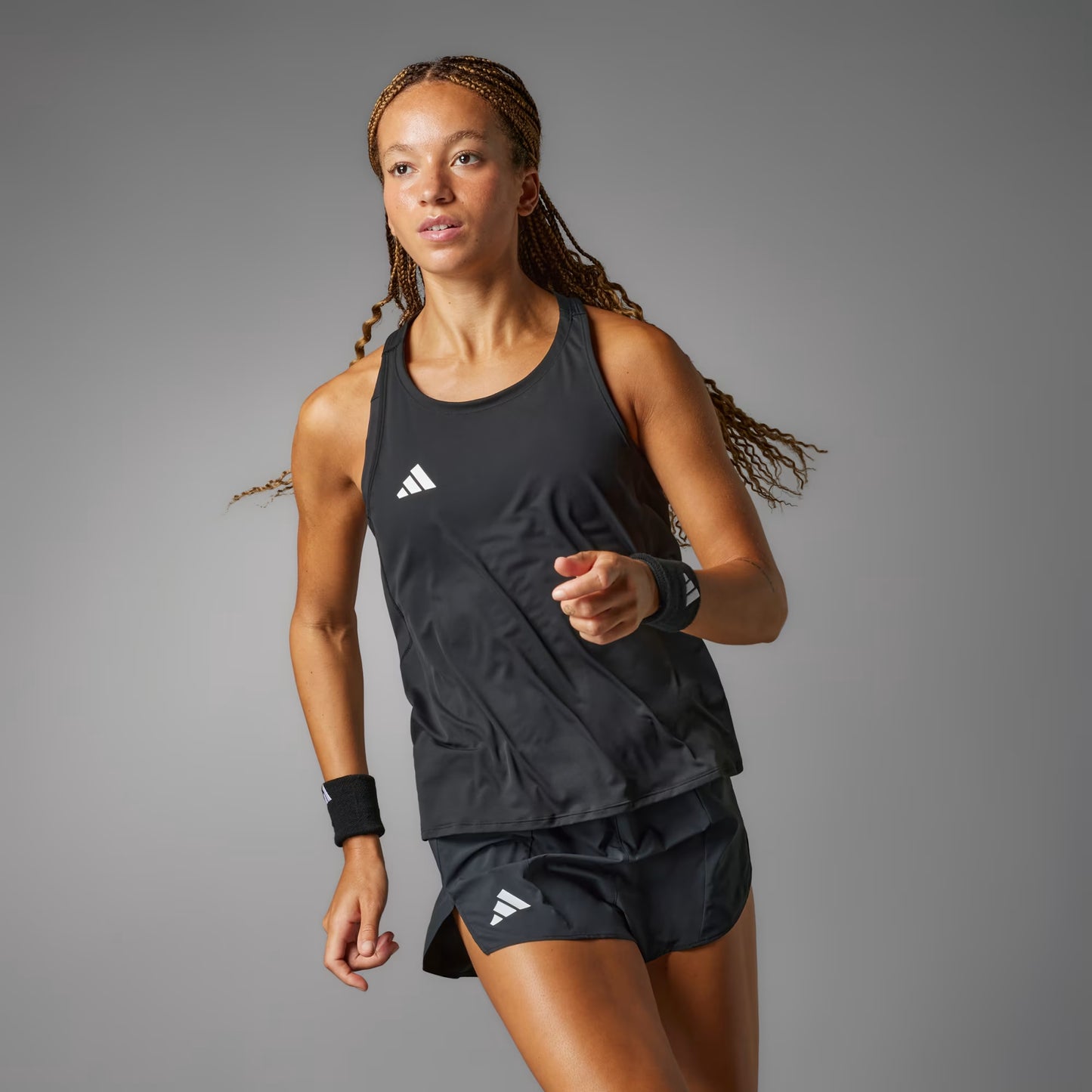 Shorts Mujer Running Adizero Essentials Black
