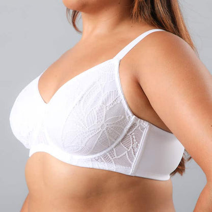 Sosten Mujer Encaje Simplex Blanco