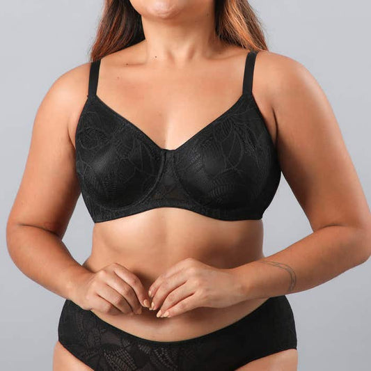 Sosten Mujer Encaje Simplex Negro