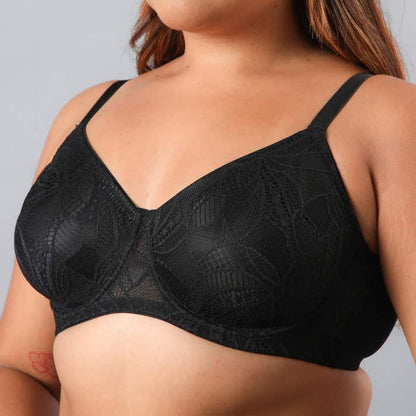 Sosten Mujer Encaje Simplex Negro