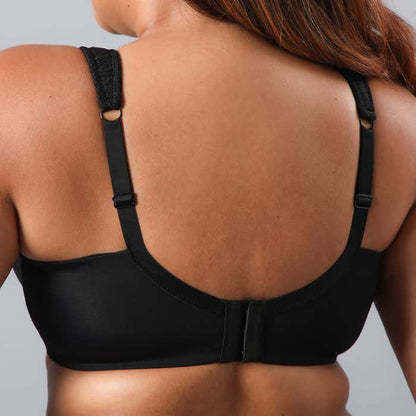 Sosten Mujer Encaje Y Microfibra Negro