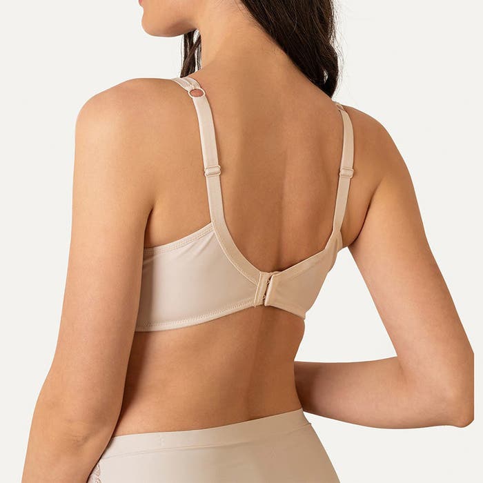 Sosten Mujer Micro Simplex Malla Beige