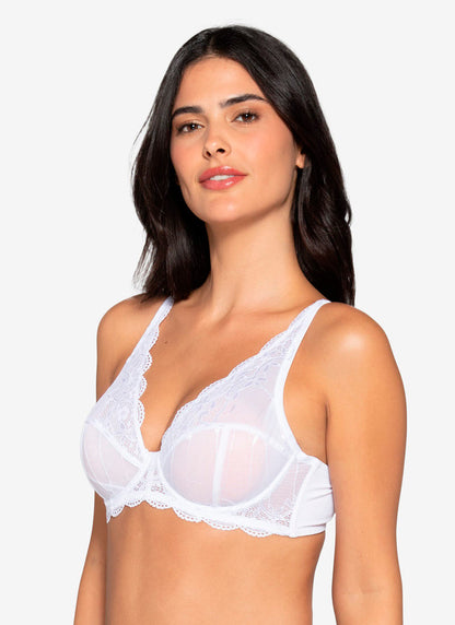 Sosten Mujer Encaje Blanco