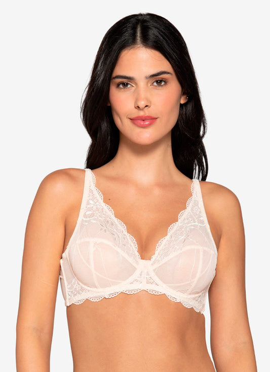 Sosten Mujer Encaje Nude