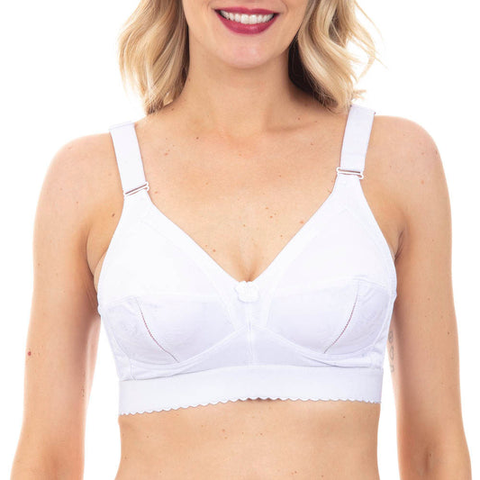 Sosten Mujer Soporte Maximo Sin Arco Blanco