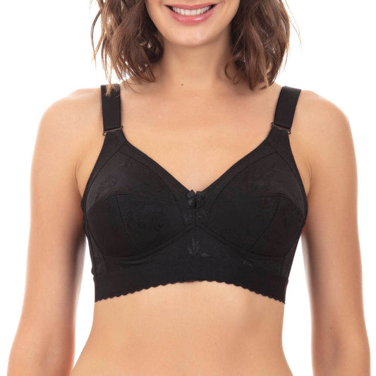Sosten Mujer Soporte Maximo Sin Arco Negro