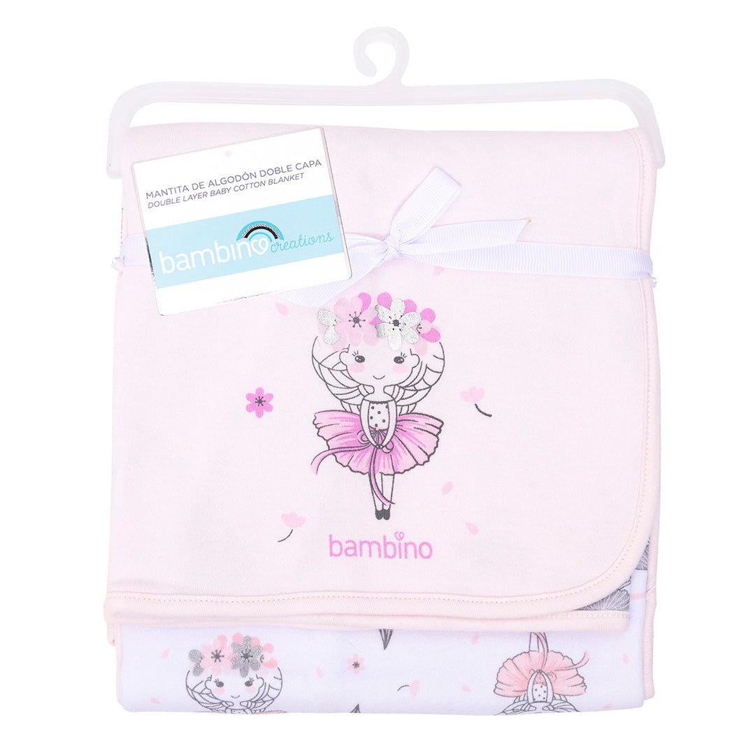 Frazada Doble Capa 100% Algodón – Blanco