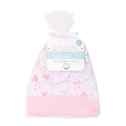 Set Gorrito + Mitones Celeste