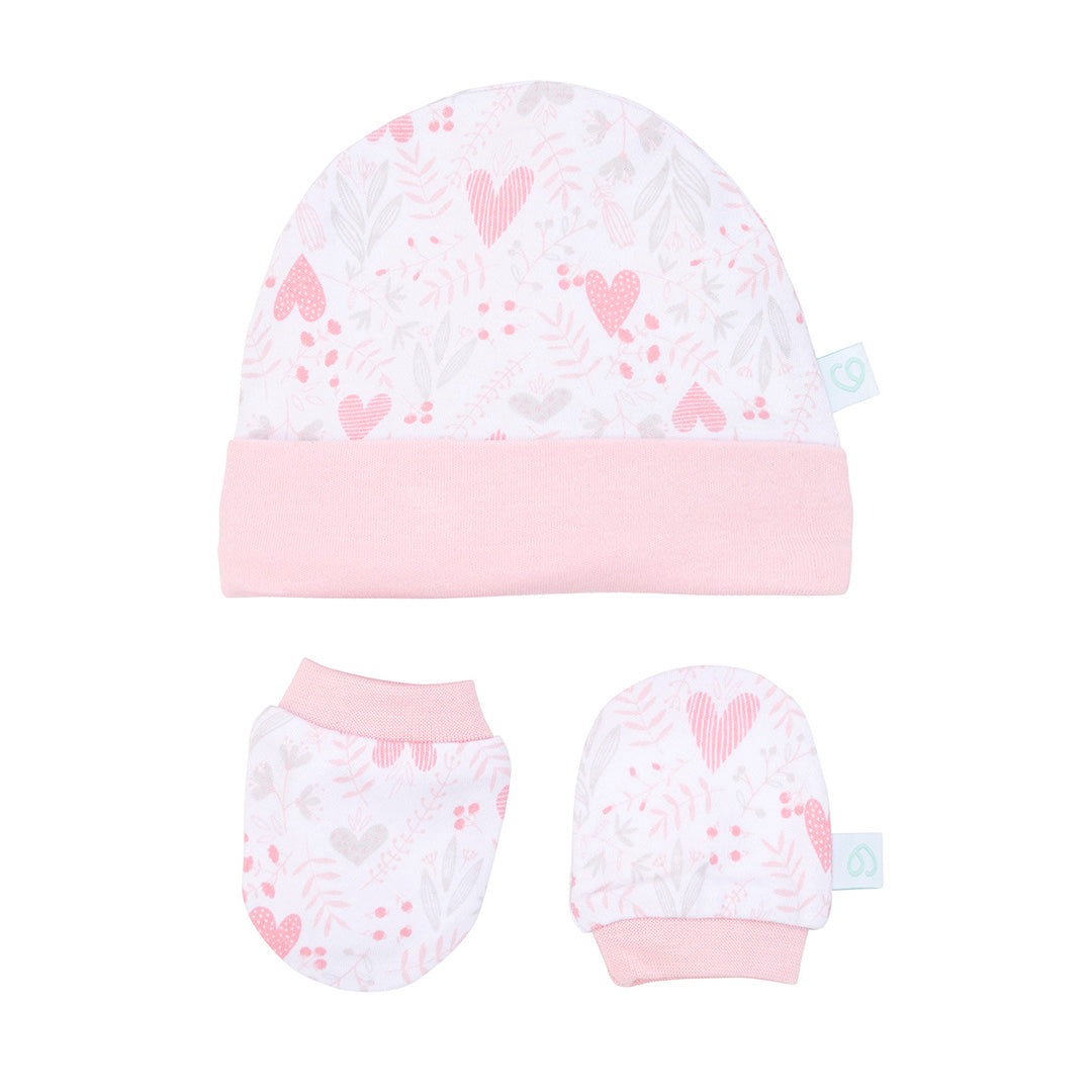 Set Gorrito + Mitones Celeste