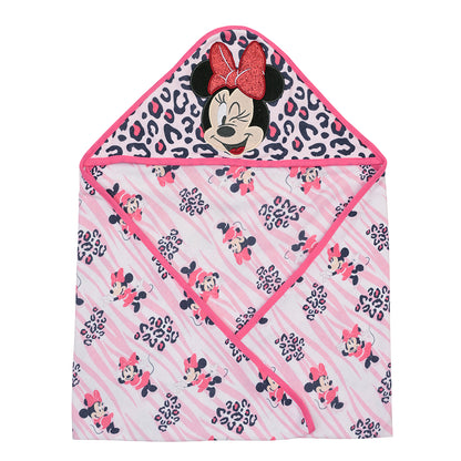 Minnie Toalla con Capucha de Algodón Disney – Rosado
