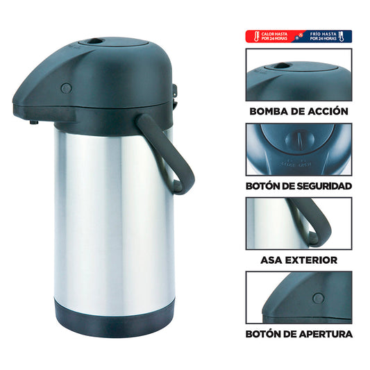 Termo Sifon Acero 2.5 Litros  Alpine