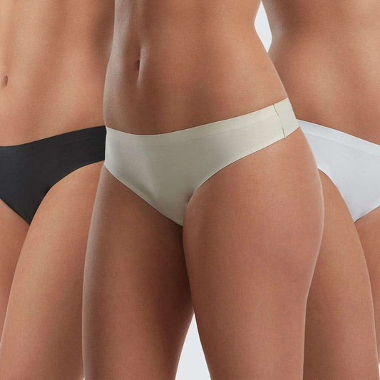 Tripack Colaless Mujer Microfibra Engomado