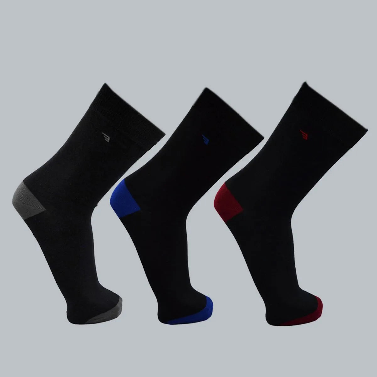 Tripack de Calcetines Logo Jacquard Negro
