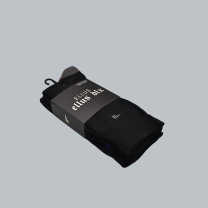Tripack de Calcetines Logo Jacquard Negro
