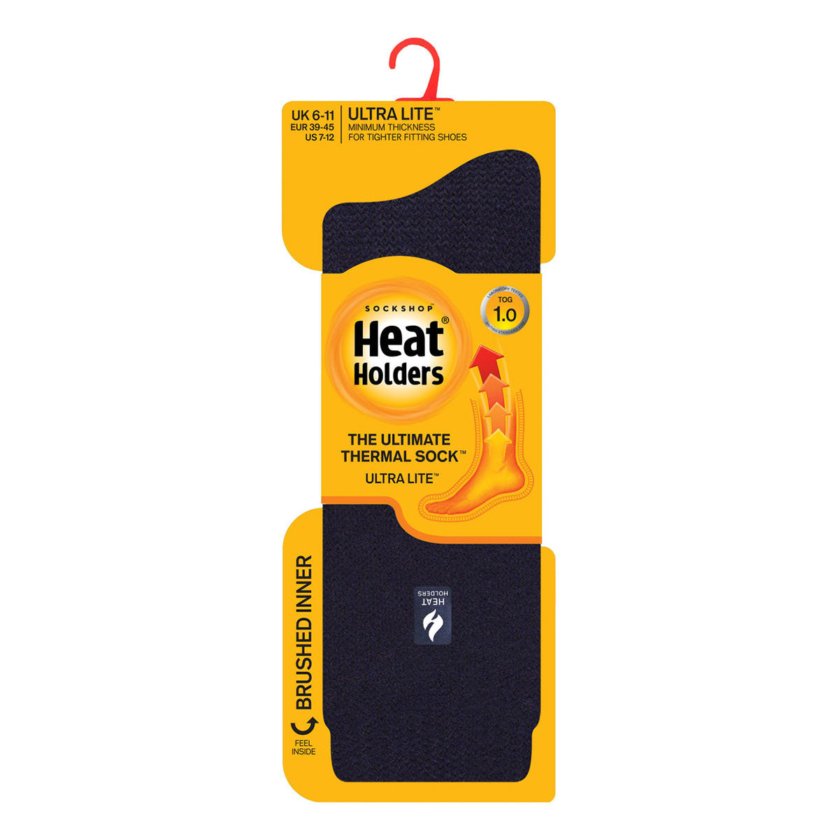 Calcetin Unisex Ultra Lite Heat Holders Negro
