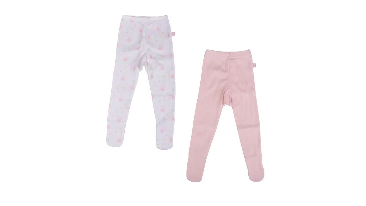 Set 2 Pzas Panty Bebe Niña Multicolor