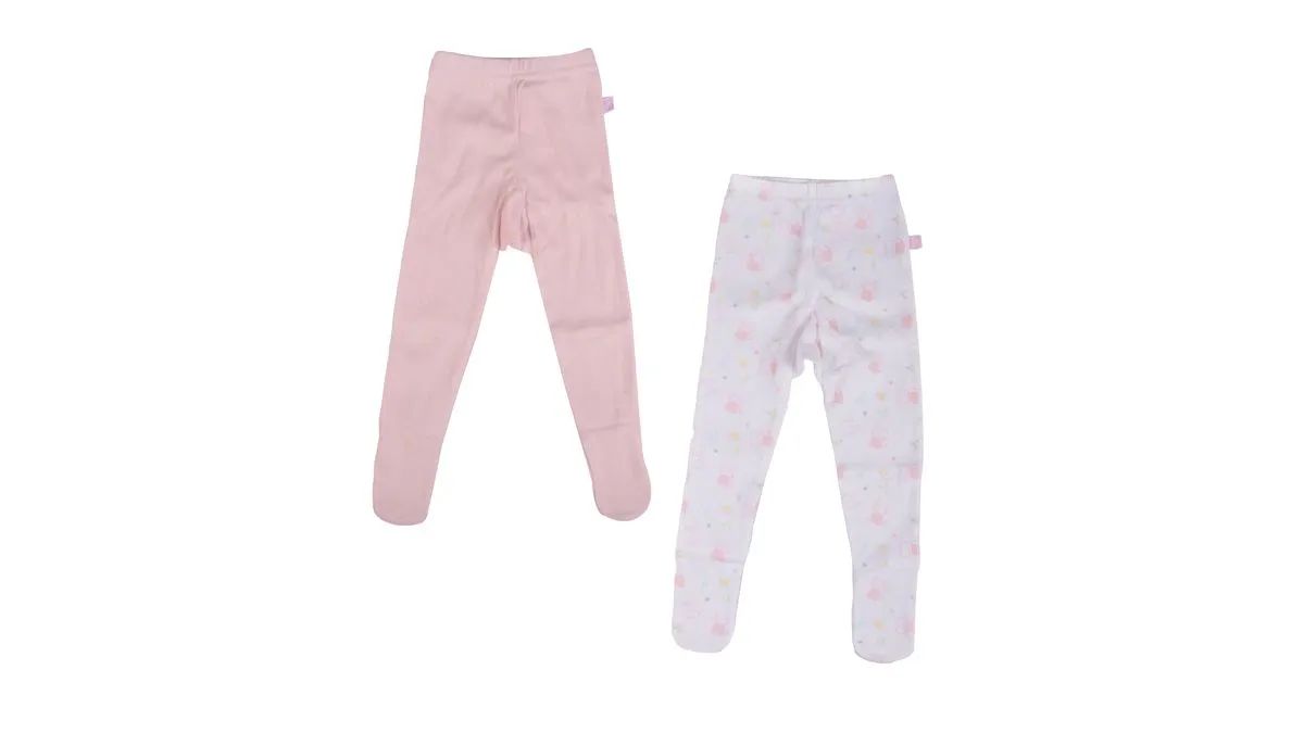 Set 2 Pzas Panty Bebe Niña Multicolor