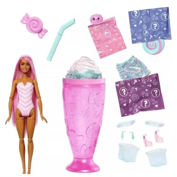 Muñeca Barbie Pop Reveal Colección Dulces Sorpresas Fucsia
