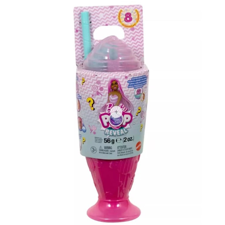 Muñeca Barbie Pop Reveal Colección Dulces Sorpresas Fucsia