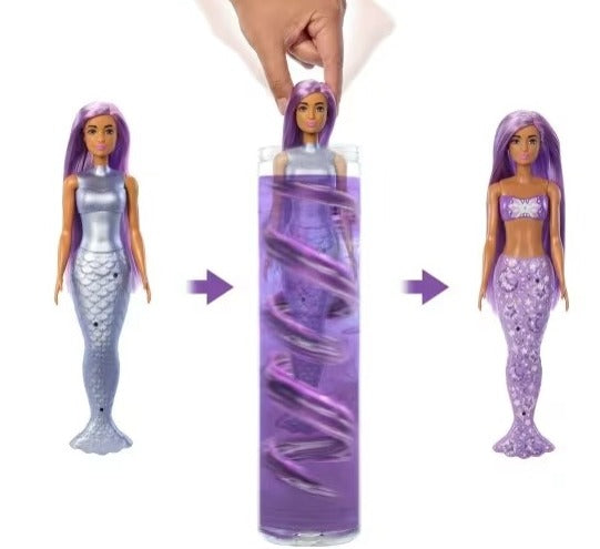 Muñeca Niña Reveal Mermaid Color Sorpresa