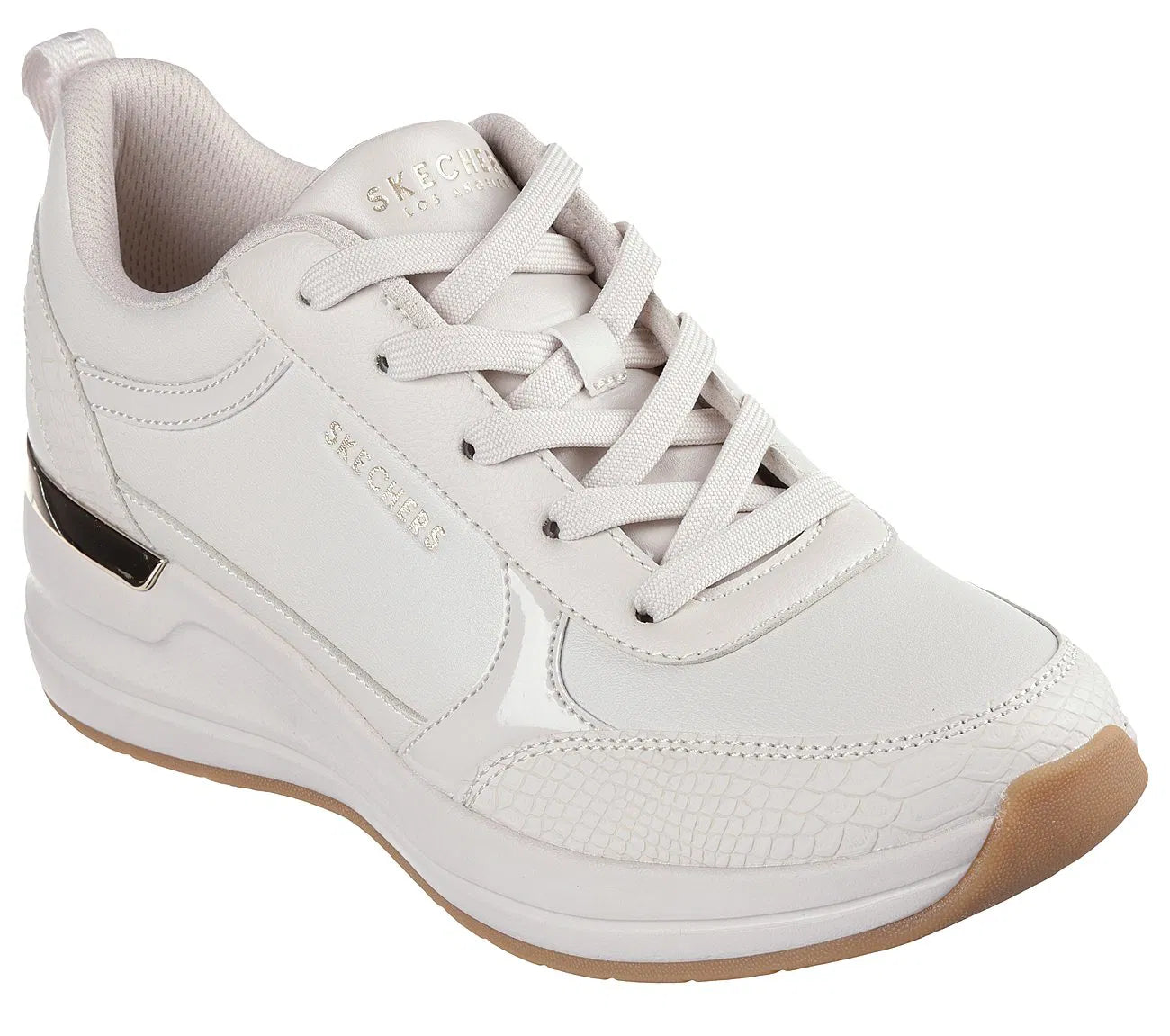 Zapatilla Mujer Con Cordon Off White