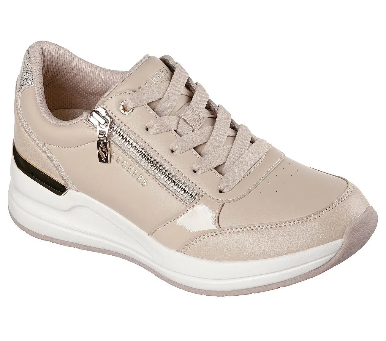 Zapatilla Mujer Cierre Billion 2 Beige