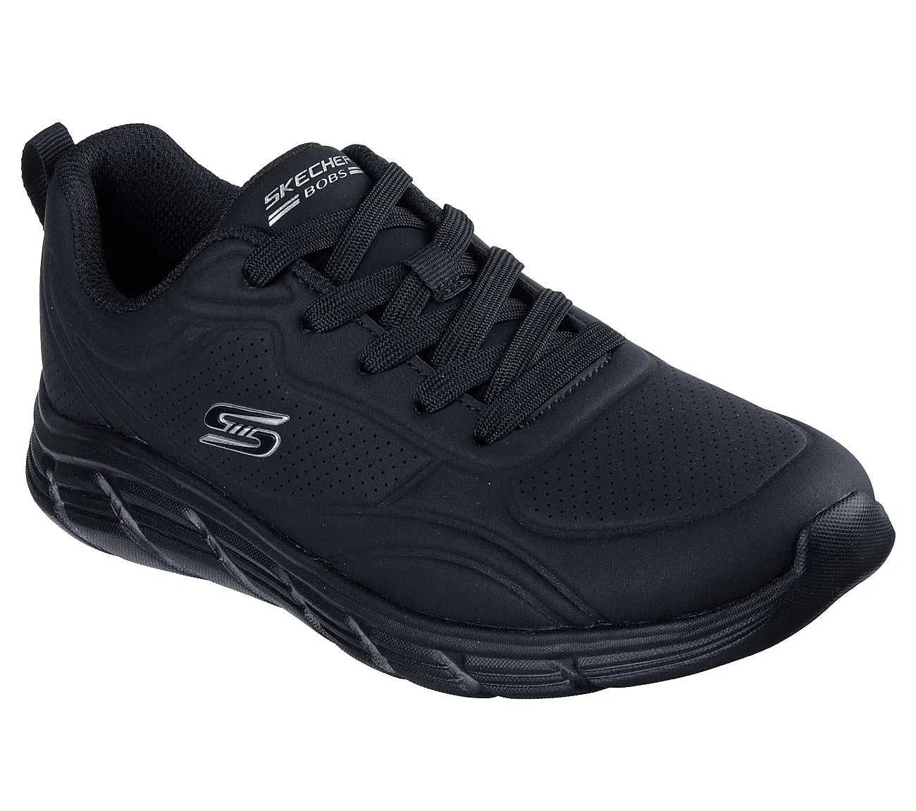Zapatillas Mujer Con Cordon Bobs B Flex Lo Cool Ease Black