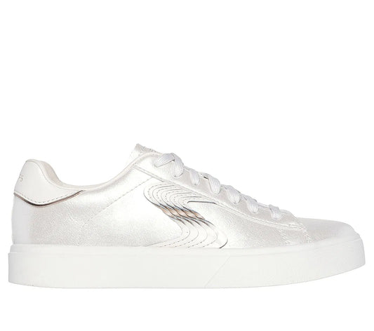 Zapatilla Mujer Con Cordon Slight Shimmer White