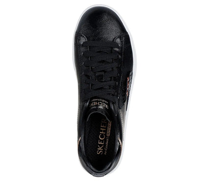 Zapatilla Mujer Con Cordon Slight Shimmer Black
