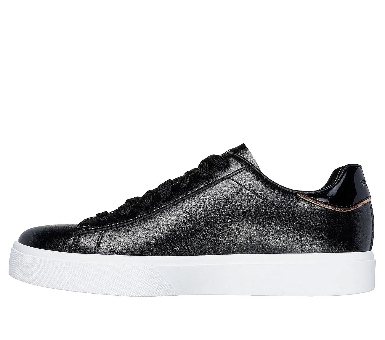 Zapatilla Mujer Con Cordon Slight Shimmer Black