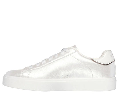 Zapatilla Mujer Con Cordon Slight Shimmer White