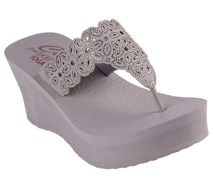 Sandalia Mujer Flower Glitz Taupe