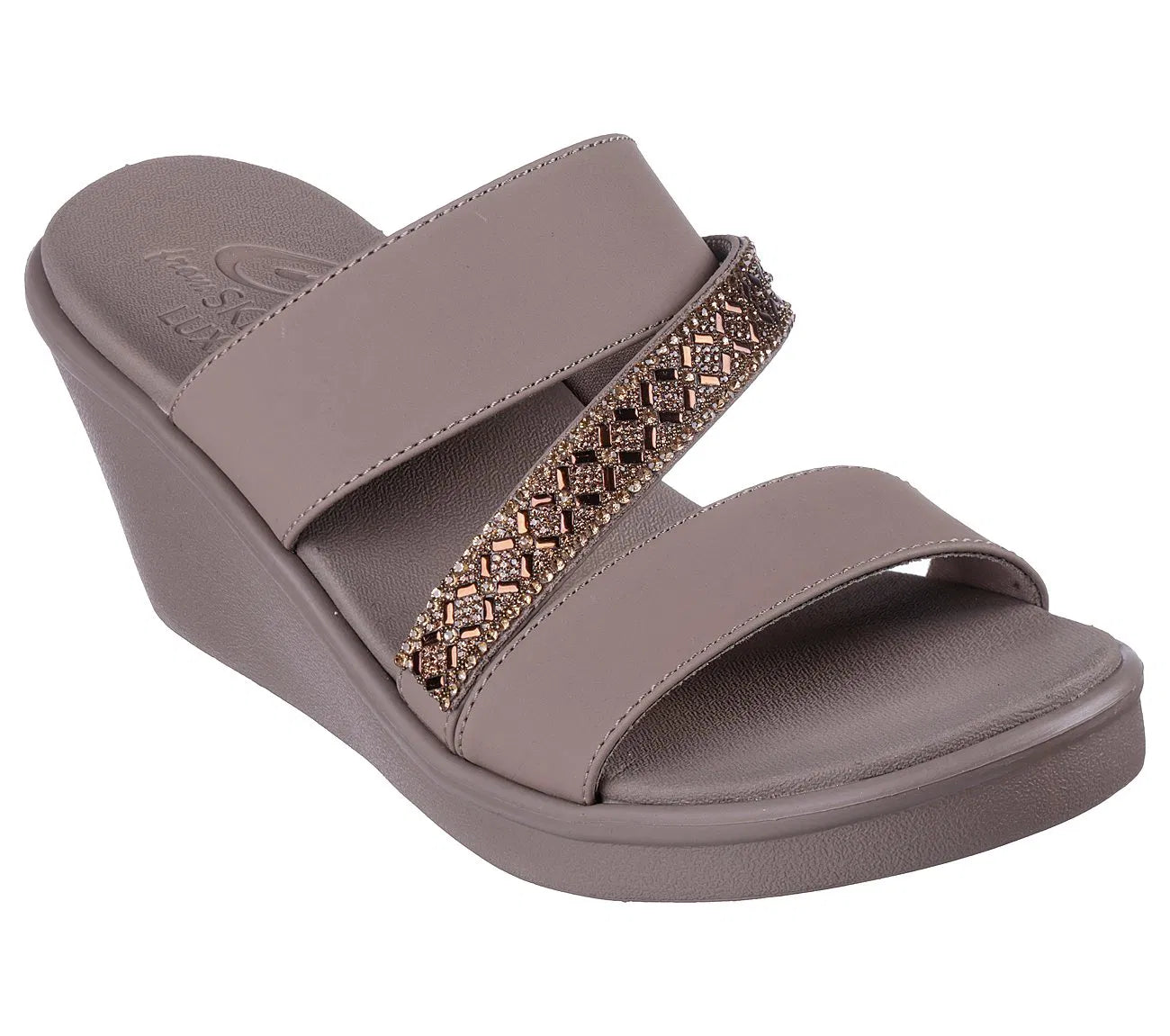 Sandalia Mujer Rumble On Taupe Glam