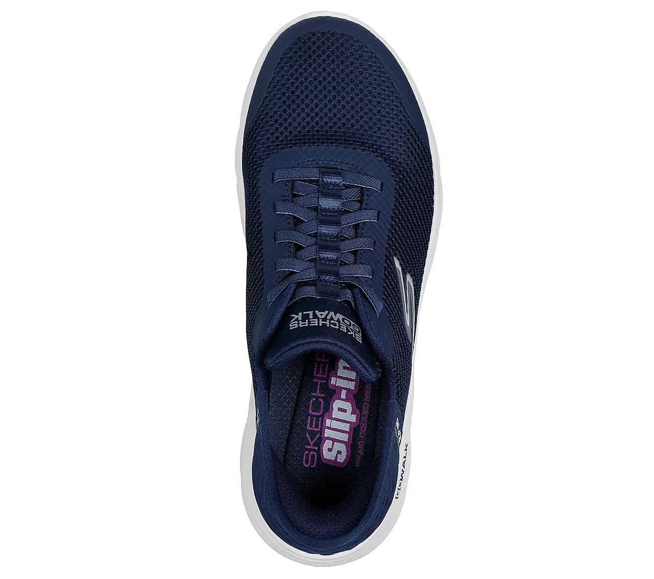 Zapatilla Mujer Con Elastico Go Walk Flex Navy