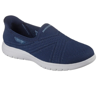 Zapatillas Mujer Sin Cordones On-The-Go Flex Excelency Navy