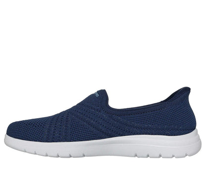 Zapatillas Mujer Sin Cordones On-The-Go Flex Excelency Navy
