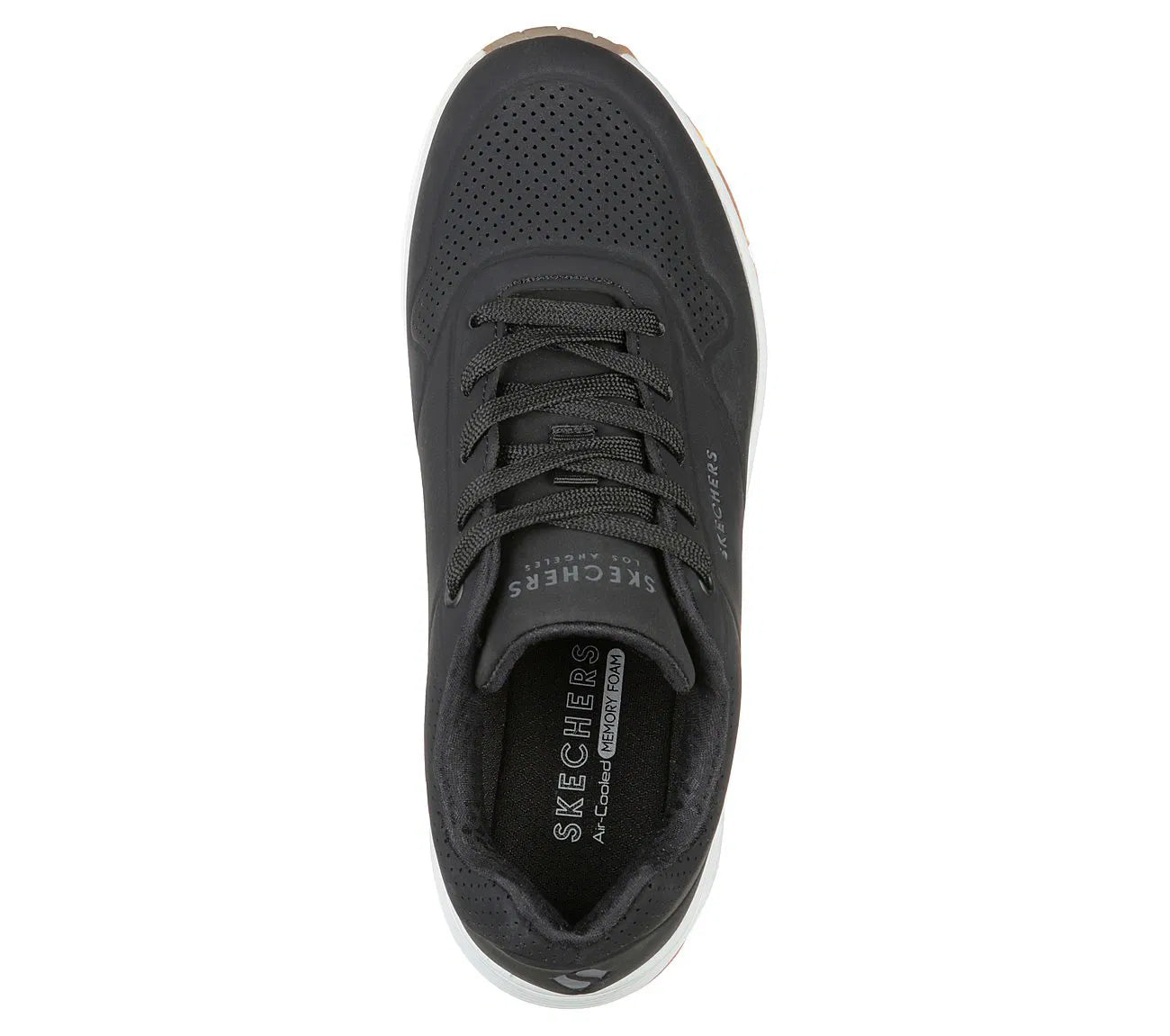 Zapatilla Mujer Con Cordon Uno Black