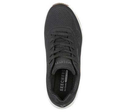 Zapatilla Mujer Con Cordon Uno Black
