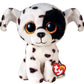 Peluche Beanie Boos Luther Perro Dalmata