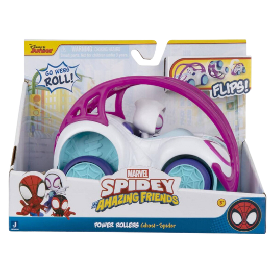 Marvel Spidey Amazing Friends carro Rotatorio Ghost-Spider