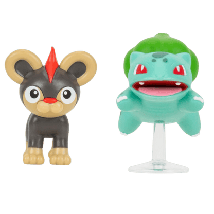 Pokemon Battle ready! Set 2 Figuras Litleo + Bulbasaur