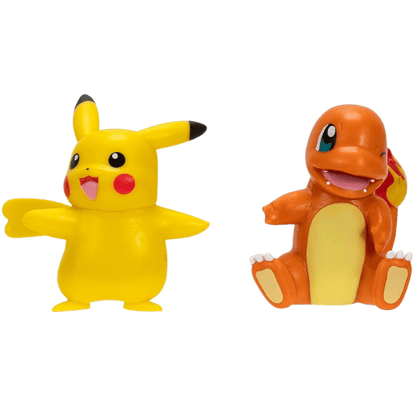 Pokemon Battle ready Set 2 Figuras Pikachu + Charmander