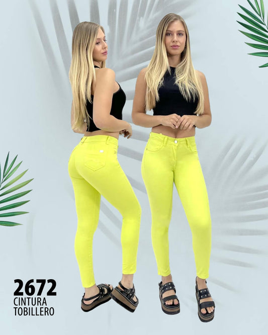 Jeans Mujer Mohicano 2672 Limón