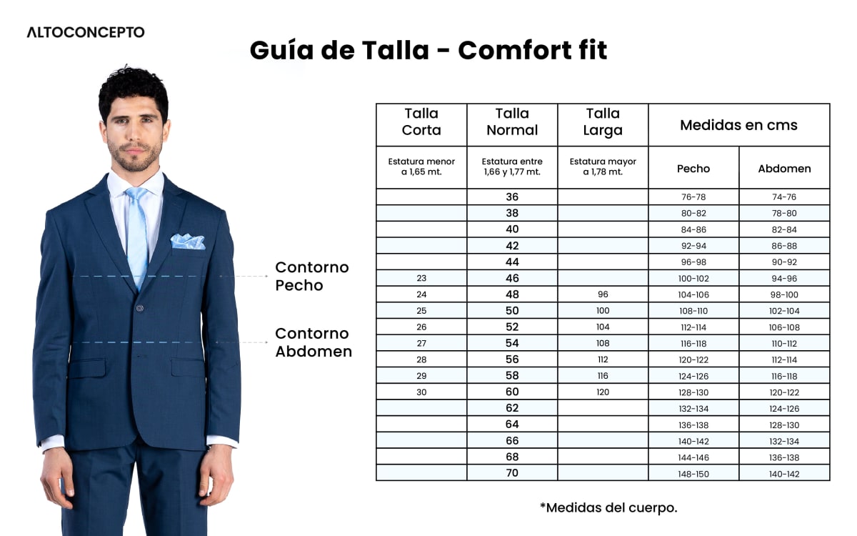 Traje de Hombre Ambo SH09505 Cobalto