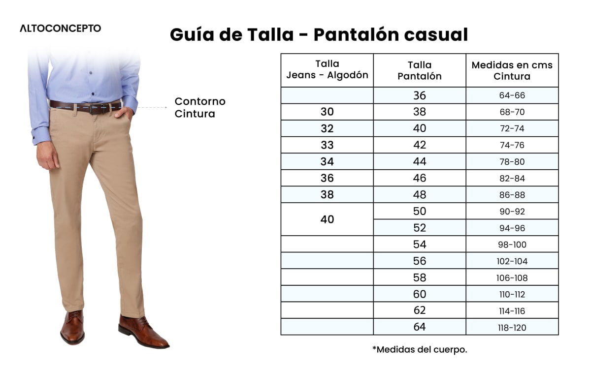 Pantalon Hombre Algodón Spandex Negro