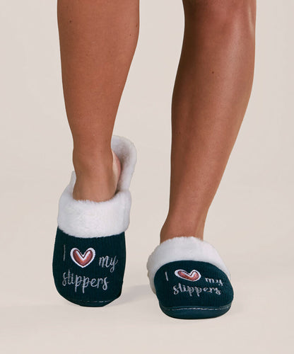 Pantufla Mujer Slipper Petroleo