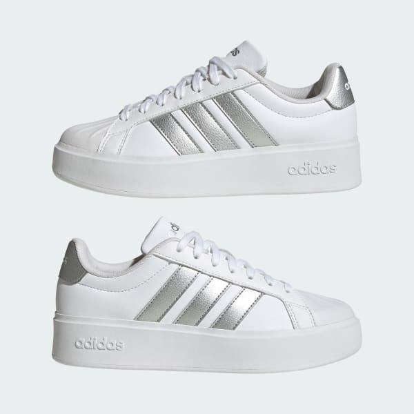 Zapatillas Mujer Streettalk Bold Blanco con Plateado