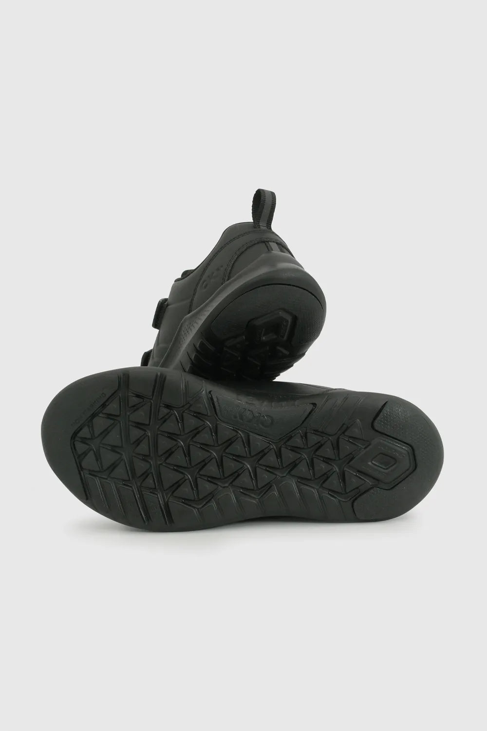 Zapatilla Escolar Unisex Deportiva Con Velcros Negra